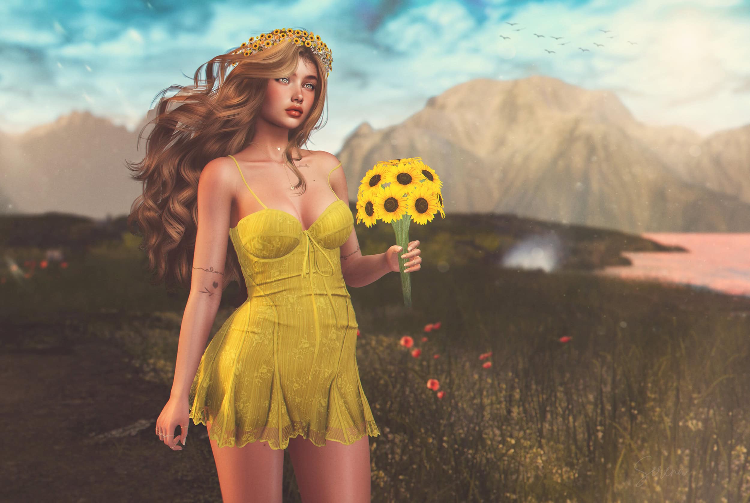 She’s a Sunflower – Strong, Bold, and True to Herself