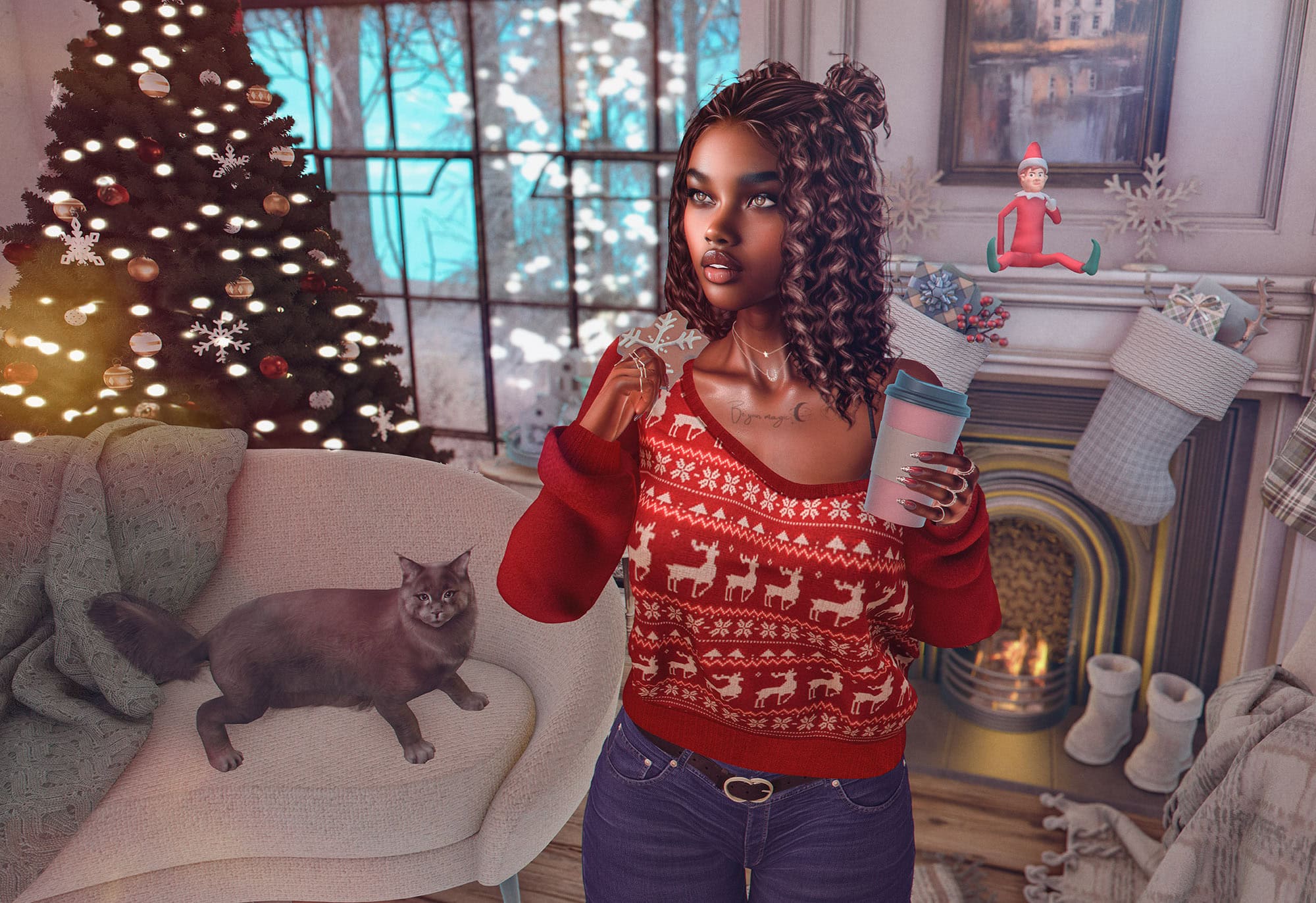 Naughty Elf on a Shelf